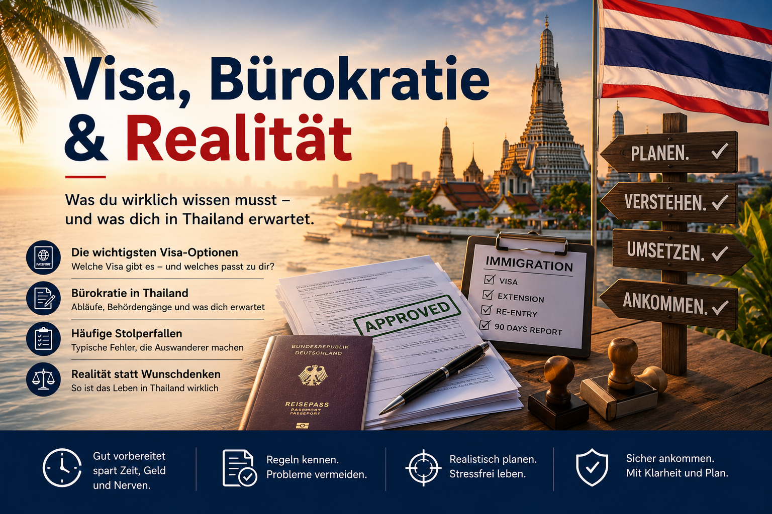 Visa, Bürokratie und Realität