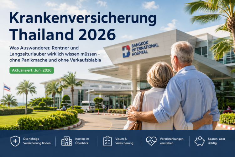 Krankenversicherung Thailand 2026: Was Auswanderer, Rentner und Langzeiturlauber wirklich wissen müssen Krankenversicherung Thailand 2026: Was Auswanderer, Rentner und Langzeiturlauber wirklich wissen müssen