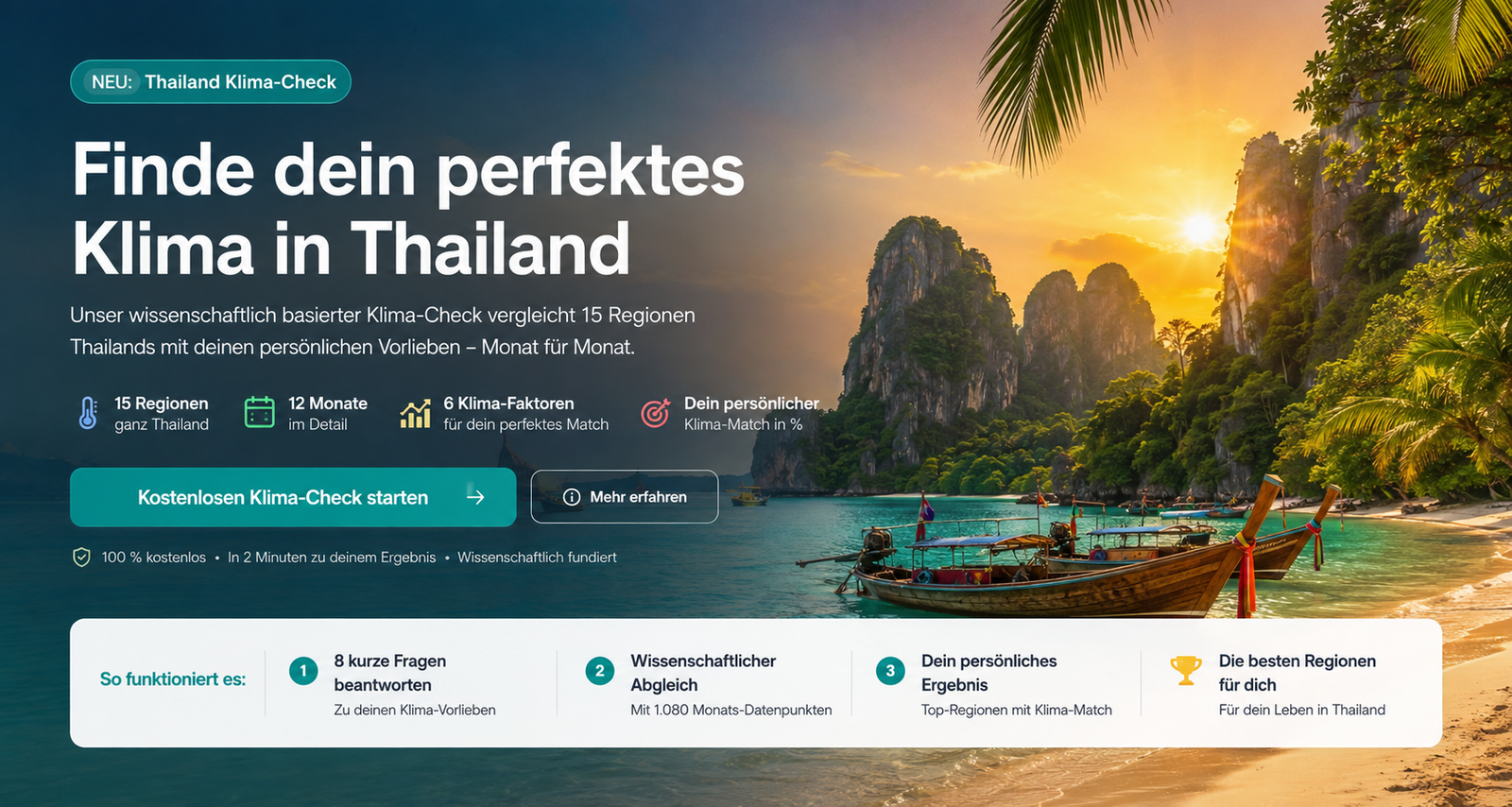 Thailand Klima-Check – Finde dein perfektes Klima in Thailand